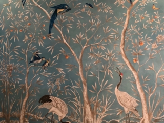 V&ouml;gel, B&auml;ume, T&uuml;rkis